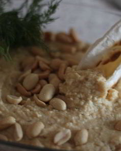 Хумус с домашними лепешками