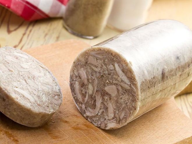 Рецепт колбасы зельц