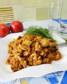 Корейская закуска из молоки лососевых рыб