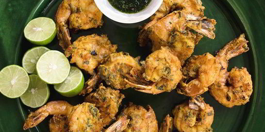 Креветки в кляре