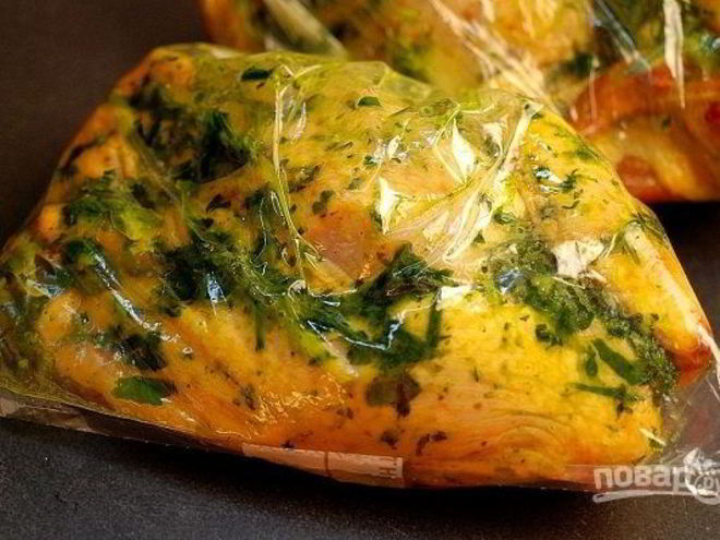 Рецепт курицы, маринованной с чили и шалфеем