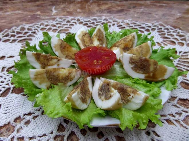 Рецепт маринованных куриных яиц в соевом соусе