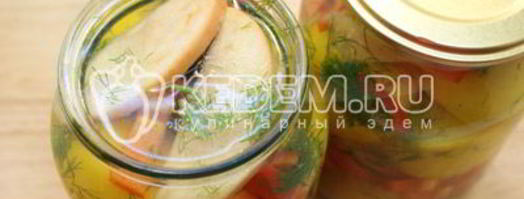 маринованные помидоры с яблоками. Шаг 6