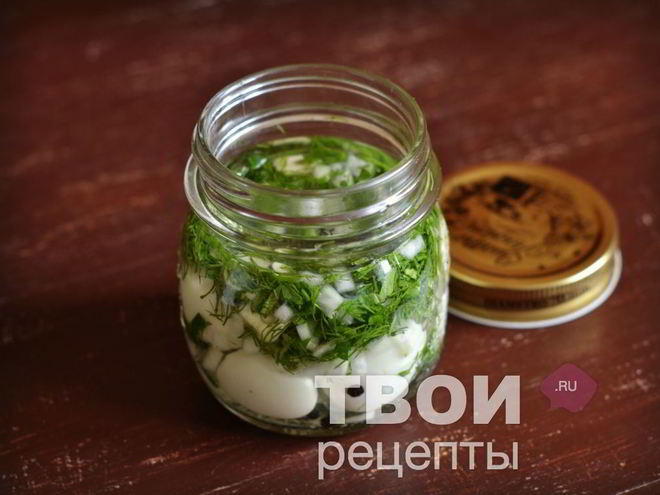 Рецепт маринованных яиц