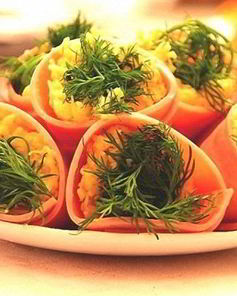 Новогодняя закуска Колокольчики