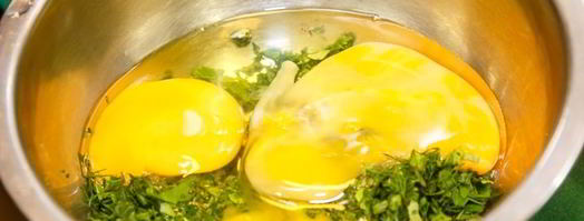 азербайджанский омлет. Шаг 3