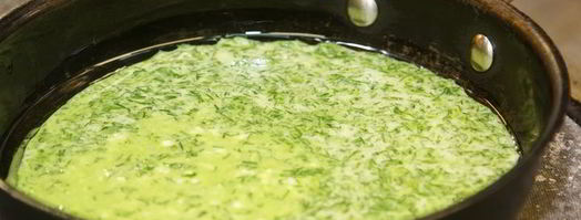 азербайджанский омлет. Шаг 8