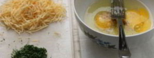 французский омлет с сыром. Шаг 2