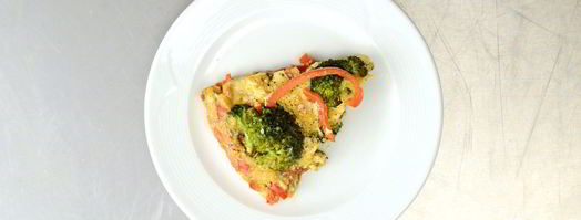 фриттата с брокколи и сладким перцем. Шаг 5