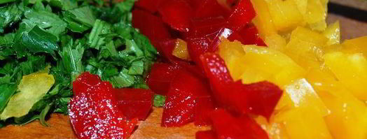 фриттата с брокколи, цветной капустой и фетой. Шаг 4