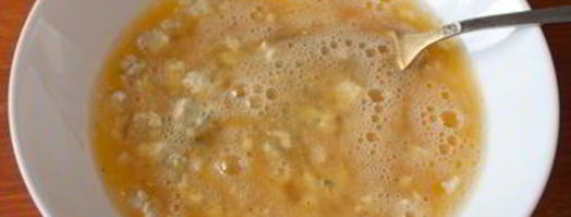 фриттата с грибами, цуккини и голубым сыром. Шаг 3