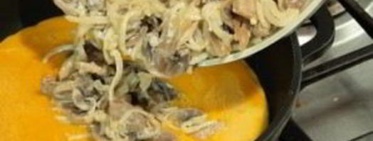 фриттата с грибами. Шаг 6