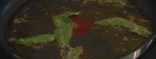 фриттата с козьим сыром и шалфеем. Шаг 4