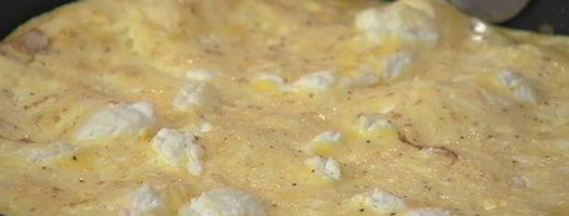 фриттата с козьим сыром и шалфеем. Шаг 7