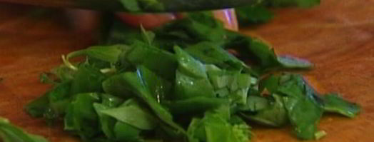 фриттата с луком-пореем, сыром и травами. Шаг 2