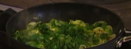 фриттата с луком-пореем, сыром и травами. Шаг 6