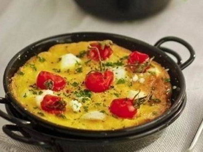 Рецепт фриттаты с помидорами черри