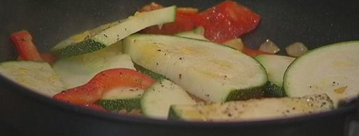 фриттата с тунцом, кабачком и сладким перцем. Шаг 6