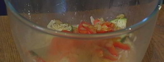 фриттата с тунцом, кабачком и сладким перцем. Шаг 10