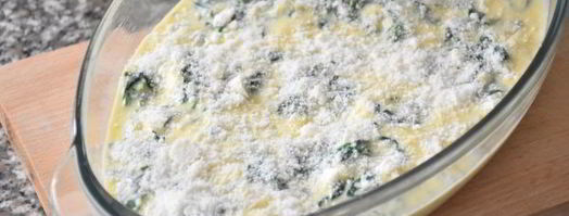 фриттата со шпинатом и сыром. Шаг 8