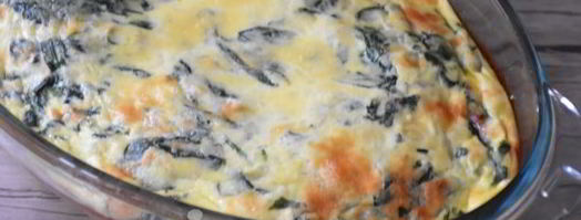 фриттата со шпинатом и сыром. Шаг 9