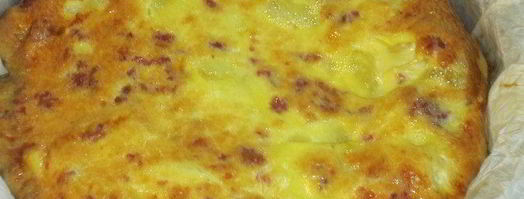 картофельная фриттата с колбасками. Шаг 5