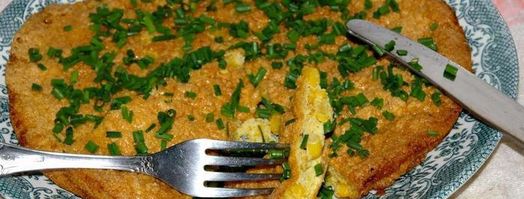 мексиканский омлет с кукурузой. Шаг 8