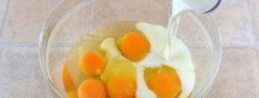 очень пышный омлет. Шаг 2