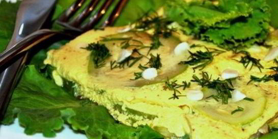 Омлет из кабачков на сковороде