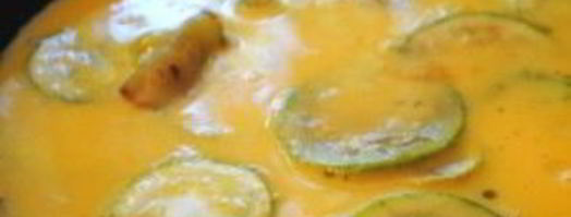 омлет из кабачков на сковороде. Шаг 4