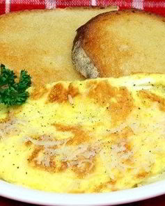 Омлет из яиц и молока