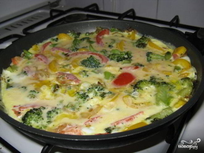 Рецепт омлета на кислом молоке