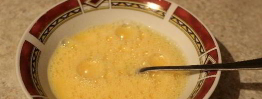 омлет с черемшой. Шаг 3