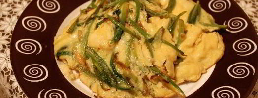 омлет с черемшой. Шаг 5