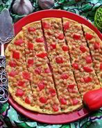 Омлет с фасолью и овощами