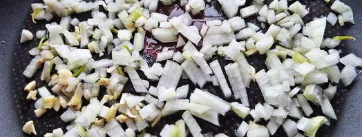 омлет с фасолью и овощами. Шаг 2