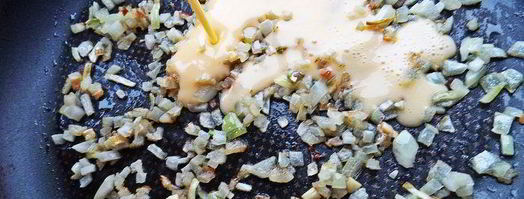 омлет с фасолью и овощами. Шаг 4