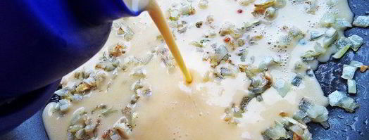 омлет с фасолью и овощами. Шаг 5