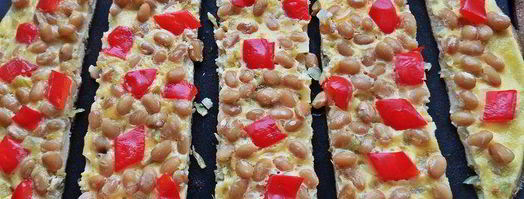 омлет с фасолью и овощами. Шаг 9