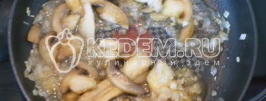 омлет с грибами. Шаг 4