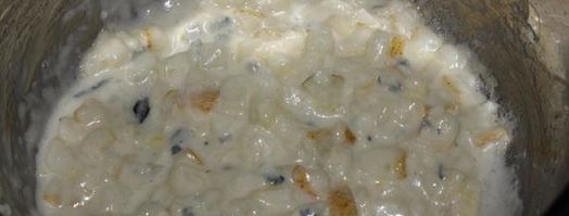 омлет с грушей и сыром дор блю. Шаг 2