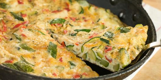 Омлет с кабачками