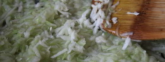 омлет с кабачком и зеленью. Шаг 4