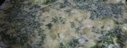 омлет с кабачком и зеленью. Шаг 5