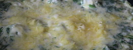 омлет с кабачком и зеленью. Шаг 7