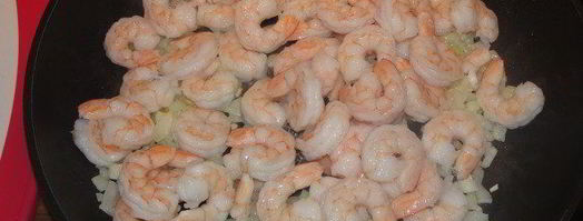 омлет с креветками. Шаг 2