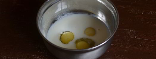 омлет с курицей. Шаг 3