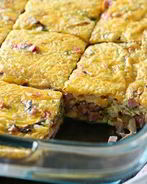 Омлет с ветчиной в духовке