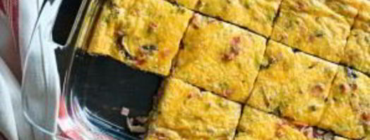 омлет с ветчиной в духовке. Шаг 8