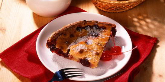 Омлет с вишней